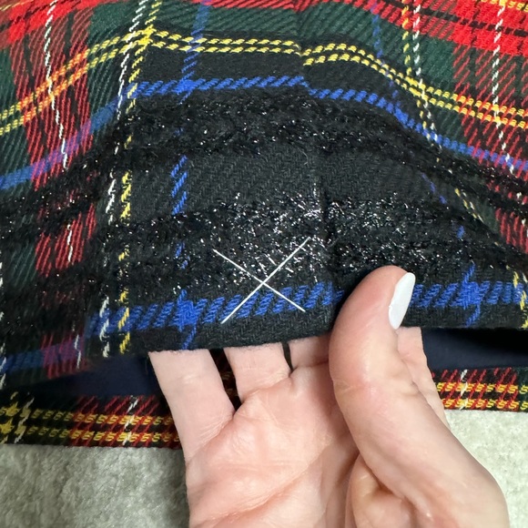 J. Crew Going-out Blazer in Lurex Stewart Tartan NWT Size 6 - Picture 9 of 12